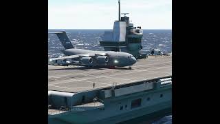 This Pilot is Awesome Flying C17 from an Aircraft Carrier [upl. by Ylurt]