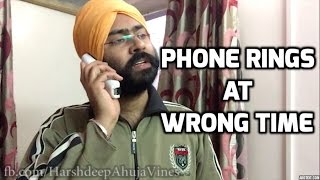 Phone rings at wrong time  Funny comedy vine  Harshdeep Ahuja V08 [upl. by Audrie737]