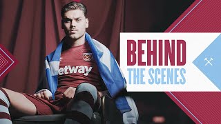 Konstantinos Mavropanos First Day At West Ham  Behind The Scenes [upl. by Kinney17]