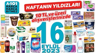 A101 16 EYLÜL 2023 KATALOĞU  A101 İNDİRİM KATALOĞU HAFTANIN YILDIZLARI TEMİZLİK GIDA A101 KAMPANYA [upl. by Atteuqihc85]