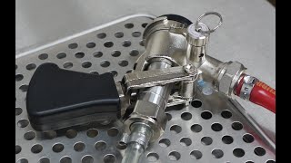 How to change a keg coupler [upl. by Margetts]