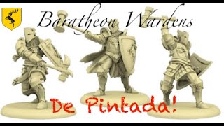 DE PINTADA A Song Of Ice And Fire  Baratheon Wardens español [upl. by Nodnelg11]