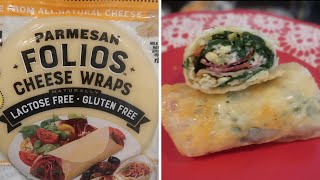 PARMESAN FOLIOS CHEESE WRAPS TASTE TEST COME SEE MY REVIEW [upl. by Shay]