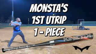 Monsta Kinetik Softball Bat Review [upl. by Pontias]