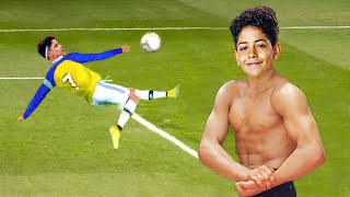 O FILHO de CRISTIANO RONALDO é tão BOM quanto o pai [upl. by Elberta809]