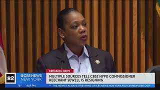 NYPD Commissioner Keechant Sewell resigning [upl. by Danae]