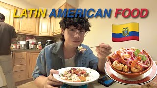 Making Latin American Food  Peru vs Ecuador  Ceviché  College Student [upl. by Sender]