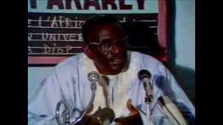 Conférence du Professeur Cheikh Anta Diop [upl. by Lletniuq]