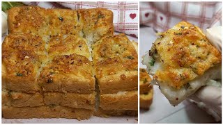 Instant Healthy Breakfast  Cheesy Garlic Bread Recipe  Bread Recipe  Garlic and Butter Recipe [upl. by Hembree]