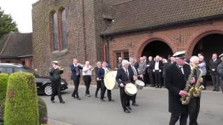 THE FUNERAL OF KEN SIMS AT ENFIELD CREMATORIUM 13TH APRIL 2017 [upl. by Mailand186]