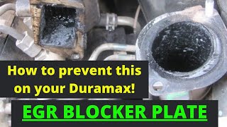 Kennedy Diesel How to Install an EGR blocker and finger stick on your LBZ Duramax 2006 2007 [upl. by Nygem]