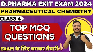 DPHARMACY PHARMACEUTICAL CHEMISTRY  PHARMACY  pharmaceutical chemistry d pharm 1st year mcq 2024 [upl. by Sammons310]