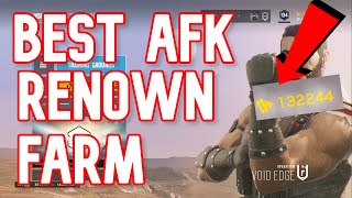 BEST WAY TO AFK RENOWN FARM IN R6 RAINBOW SIX SIEGE [upl. by Bertsche]