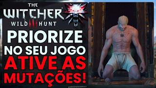 COMO DESBLOQUEAR as MUTAÇÕES do Geralt no Jogo The Witcher 3   4 Slots de Habilidades [upl. by Nivlac237]