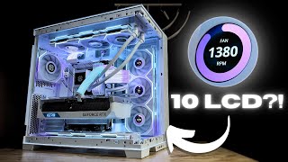 A PC with ONLY the TL LCD fans ft Lian Li RTX 4080  7800X3D [upl. by Nollat]