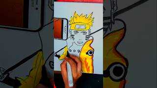 New sketch of Naruto sage six naruto narutodrawing viralvideo shorts [upl. by Etnod823]