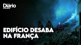 Queda de edifício deixa oito desaparecidos em Marselha na França [upl. by Iramat]