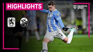 TSV 1860 München  SV Sandhausen  Highlights 3 Liga  MAGENTA SPORT [upl. by Castro739]