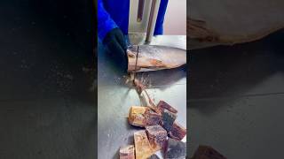 Frozen fish Cutting With machine Skillyoutubeshortstrendingtiktokshortsyoutubefypvairal1kuk [upl. by Samara]