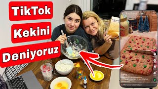 Esila ile TikTok Kekini Denedik  Temizlik Alışveriş Günlük Vlog esılabıltekın [upl. by Jennifer607]