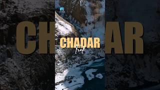 Experience the thrill of walking on ice with Chadar Trek🏔🤩 [upl. by Elohcin]