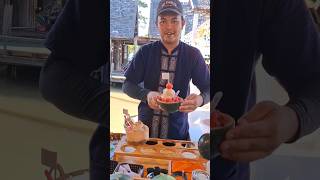 buying yummy dessert at pattaya floating market [upl. by Nickolas]