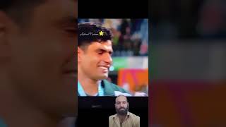 Arshad Nadeem gold medal ceremony heart winning moments ❤️ 💙 parisolympics2024 [upl. by Atwahs208]