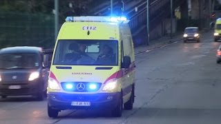 DUO 2 Ambulances  SI Charleroi [upl. by Woodhead]