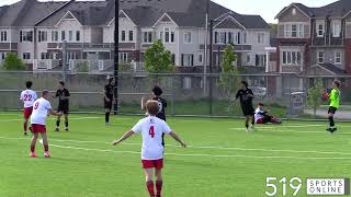 Under 16 Soccer Kickoff Cup  Guelph vs Kitchener TFC [upl. by Batholomew]