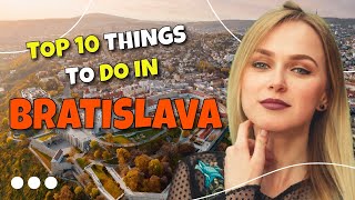 TOP 10 Things to do in Bratislava Slovakia 2023 [upl. by Notsrik]