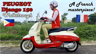 2024 Peugeot Django 150 walkthrough unit from the Philippines [upl. by Ahsinyd792]