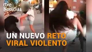 CAZA AL PIJO Un BRUTAL reto viral que graba PALIZAS en las REDES SOCIALES  RTVE Noticias [upl. by Bohannon744]