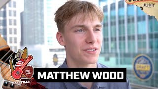 Potential Arizona Coyotes draft pick Matthew Wood discusses his NHL Draft experience so far [upl. by Mahon]