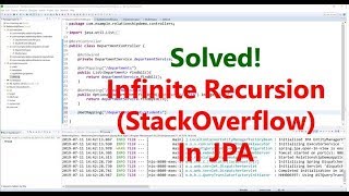 Part 2  Infinite RecursionStackOverflow Problem Solved in JPA [upl. by Amir]