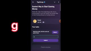 Easiest Way to Start Earning Money  Tapswap Code The Easiest Way to Start Earning Money by Creatin [upl. by Akemit331]