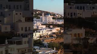 Apollonia greece sifnos cyclades greekislands travel aerialvideography sunrise σίφνος view [upl. by Ocirred]