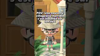 Elle est horrible la villageoise sur Animal Crossing  acnh animalcrossing acnhfr shorts [upl. by Aibos]