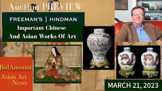 Preview Feemans Hindman Asia Week Antiques Auctions March 26 to 28 2024 [upl. by Ahtnams]