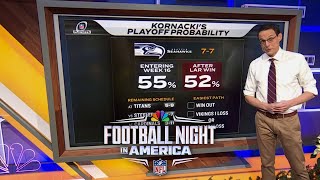 Seattle Seahawks trajectory to make NFC playoffs with Steve Kornacki  FNIA  NFL on NBC [upl. by Irek]