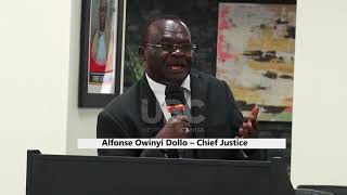 NEW UGANDA LAND COMMISSION TAKES OATH CHIEF JUSTICE OWINYI [upl. by Travus277]