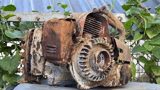 Restoring My Grandfathers 60 Year Old STIHL Saw To Better Than When It Left The Factory [upl. by Ilecara229]