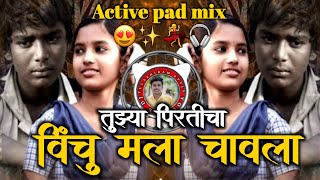 Tujhya Pirticha Ha Vinchu  Active Pad Mix तुझ्या प्रीतीचा विंचु मला चावला  DJ TULASHIRAM 🔝 STYLE [upl. by Onig]