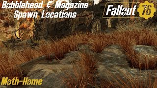 Fallout 76 Bobblehead amp Magazine Spawn Locations  MothHome [upl. by Oranneg]