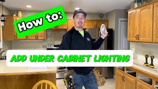 Installing under cabinet LED tape light in place of old under cabinet lighting… [upl. by Akihsar]