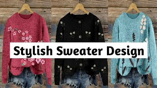 Stylish Sweater For Winter  Winter Special Sweater Design  Sweater Design Ideas [upl. by Peatroy]