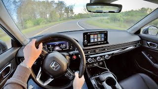 2022 Honda Civic Touring Sedan  POV Review [upl. by Eshman]