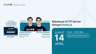 Dicoding Developer Coaching 86  BackEnd  Membuat HTTP Server dengan Nodejs [upl. by Nagirrek]