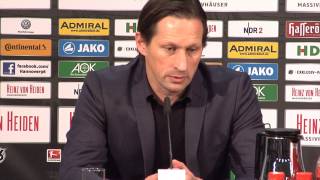 Roger Schmidt quotFast wie Abnutzungskampfquot  Hannover 96  Bayer Leverkusen 13 [upl. by Etna]