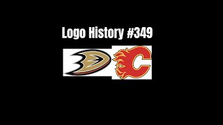 Logo History 349 Anaheim DucksCalgary Flames [upl. by Rodolfo]