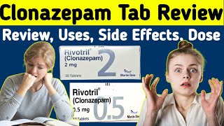 Clonazepam Tablets ip 05 mg 2 mg uses in hindi  Review Rvotril 05 mg  Uses Side Effects Dose [upl. by Kcirdneh464]